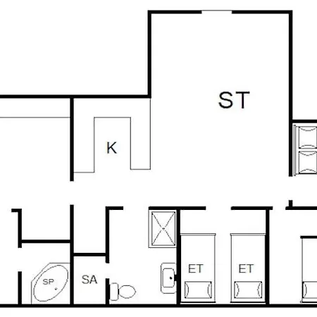 Xvii Holiday home Norre Nebel